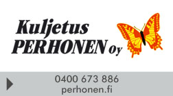 Kuljetus Perhonen Oy logo